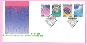 AUSTRALIA FDC 1987 - LOGROS EN TECNOLOGÍA - Shs Melbourne, VIC - Imagen 1 de 2