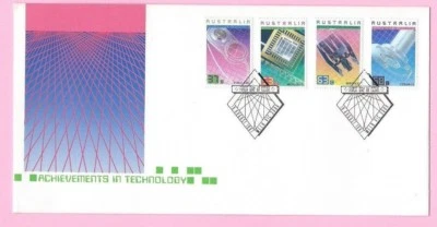 AUSTRALIA  FDC 1987 - ACHIEVEMENTS IN TECHNOLOGY - Shs Melbourne, VIC - Image 1 of 2