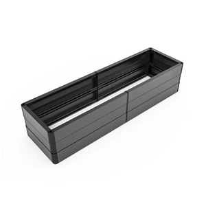 Aluminiumsockel Zubehör für künstliche Buchsbaum Heckenwände - Bild 1 von 14
