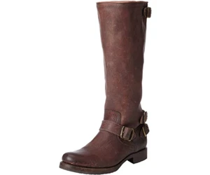 NEU IM KARTON Frye Veronica Damenstiefel mit Reißverschluss hinten dunkelbraun antik Größe 6 - Bild 1 von 7