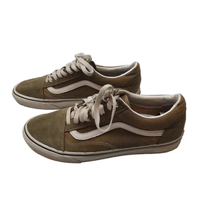 Vans Off The Wall Sneakers, Men's Size US 9, Women's US 10.5, Khaki Green, Logo - Picture 1 of 8