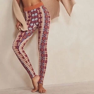 Intimate Free People Fair Isle Leggings Pullover Strick Schneeflocken gestreift Small - Bild 1 von 16