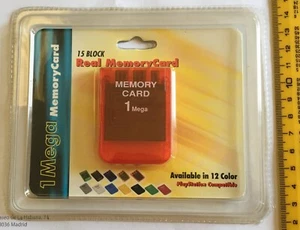 TARJETA DE MEMORIA 1MB -compatible PlayStation/PSone - Foto 1 di 6