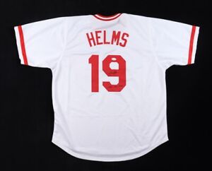 Tommy Helms Signed Reds Jersey Inscribed "1966-NL-Roy"(JSA) All Star 2nd Baseman