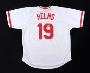 Tommy Helms Signed Reds Jersey Inscribed "1966-NL-Roy"(JSA) All Star 2nd Baseman - Picture 1 of 6