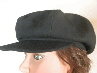Sombrero Calvin Klein Mujer Cabbie Newsboy Estilo Gatsby Mezcla de Lana Gorra Forrada CK Foto 1 de 4
