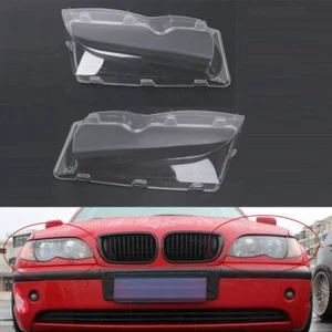 Cubierta de lente de faro de coche apta para BMW E46 3 Series 4 puertas 02-05 325i 330i - Imagen 1 de 5