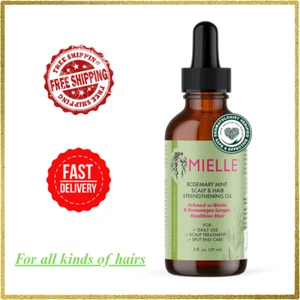 Mielle Organics Rosemary Mint Scalp & Hair Strengthening Oil All Types 2floz-USA - Picture 1 of 10