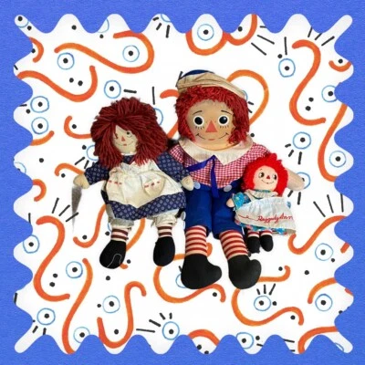 ВИНТАЖНЫЙ ЛОТ ОБОРВАННЫХ КУКОЛ ANN ANDY МЯГКАЯ ТКАНЬ ТРЯПИЧНЫЕ АПЛОДИСМЕНТЫ KNICKERBOCKER ⭐️ - Изображение 1 из 4