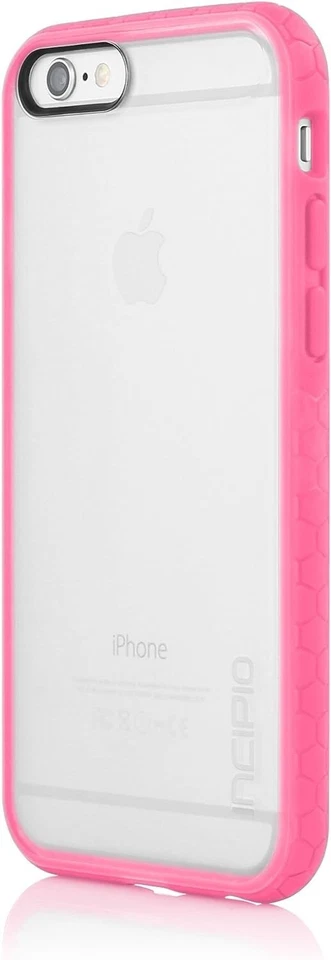 Incipio Co-Molded Impact Absorbing Case for iPhone 6/6S, Frost/Neon Pink - Image 1 of 4
