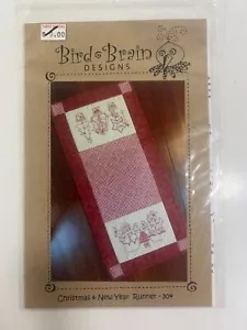 Bird Brain Designs CHRISTMAS & NEW YEAR RUNNER, Bird Brain Designs No 304 - Picture 1 of 3