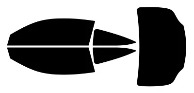 Tinte de ventana para Mercedes Benz Clase C cupé 2017-2023 película nano cerámica precortada Foto 1 de 4