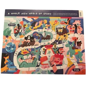 A Whole New World of Story Andy J Pizza & Literati impresión 8 x 10 l ruta de lectura - Imagen 1 de 2