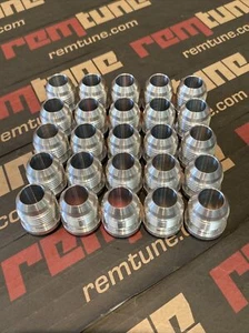 QTY 25 - 10AN AN10 Male Billet 6061 Aluminum Weld On Fitting Bung - Bild 1 von 5