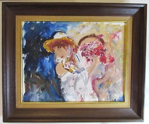 The Bride Surreal Abstract Oil Painting - Picture 1 of 12