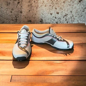 Zapatos de golf Nike para mujer Tac Spikes de caña baja, talla 8,5 blancos 335940-101 EE. UU. - Imagen 1 de 13