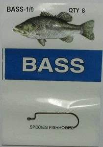 SERIE ESPECIE Gancho Bajo Wide Gap Talla 1/0 J Bend - Imagen 1 de 1