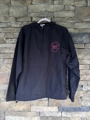FSU Seminoles Champion Men’s Black Windbreaker Jacket Size Medium - Image 1 of 4