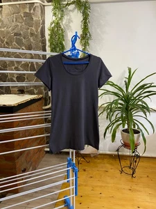 Rundholz Black Label T-Shirt Kurzarm grau Twisted Sleeve Regular Fit Gr. M - Bild 1 von 7