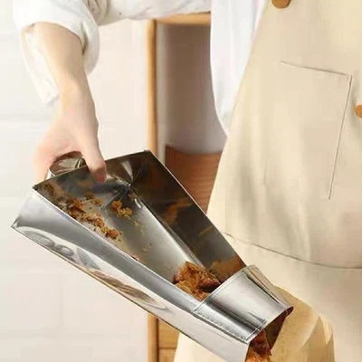 Pala de papas fritas comercial fácil de usar herramienta de llenado rápido portátil Foto 1 de 4