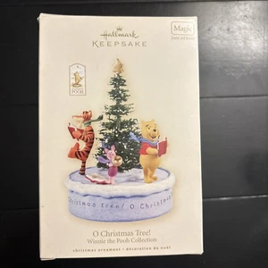 Hallmark Keepsake Ornament O Christmas Tree 2008 Winnie the Pooh Sound Motion - Picture 1 of 11