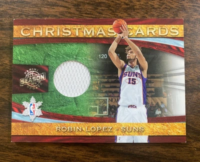 2009-10 Panini Season Update - Christmas Materials Robin Lopez #329/499 - Suns - Image 1 of 2
