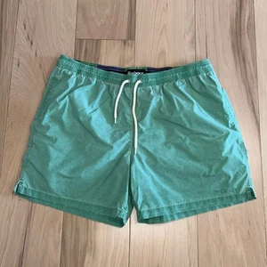 Barbour Turnberry Swim Trunks Green Short Lined 5” Inseam Men’s 2XL - Picture 1 of 5
