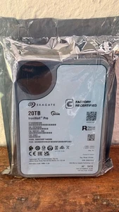 Seagate IronWolf Pro 20TB 3.5" SATA 7200rpm HDD ST20000NE000 - FACT RECERTIFIED - Picture 1 of 2