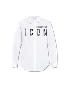 Camisa Dsquared Icon manga larga hombre blanca - Imagen 1 de 4