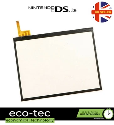 Nintendo DS Lite Front Touch Screen Digitizer OEM Replacement DSL with Adhesive - Image 1 of 4