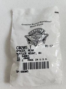 HARLEY-DAVIDSON SPACER REAR MUFFLER MOUNT C0205.T NEW OEM C0205.T - Picture 1 of 2