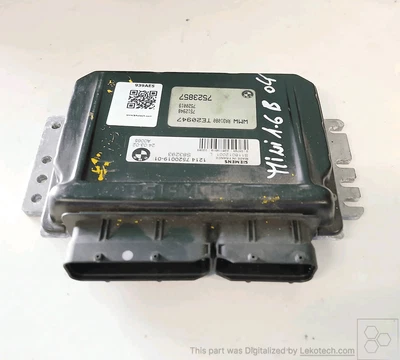 12147557395 Centralina iniezione  MINI MINI (R50/R53) 1.6 16V Cooper Ber. - Immagine 1 di 2