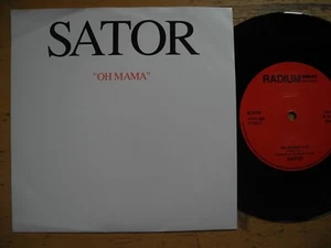 SATOR Oh Mama / Pigvalley Beach 45 7" single 1988 EX - Imagen 1 de 3
