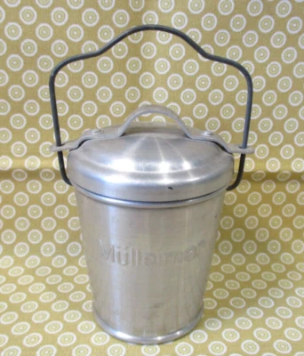 Puppenküche Mülleimer mit Deckel Blech Weißblech Kaufladen 30er/40er J. - Bild 1 von 4