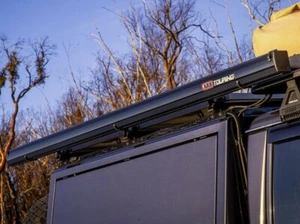 ARB awning 2m x 2.5m Aluminum Black Powder Coated Encased Awning - 814414 - Picture 1 of 5