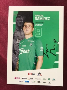 Autogramm JUAN IGNACIO RAMIREZ-AS St.Etienne-U18 NS Uruguay-Ex-Montevideo-AK - Bild 1 von 2