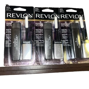 Revlon Photoready 3D Volume Mascara 003 BLACKEST BLACK- 3 Pack - Picture 1 of 1