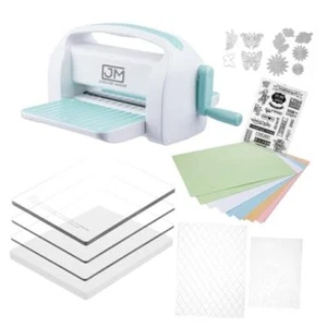 Manual Die Cutting Machine,9" Openning, Scrapbooking Machine Starter kit Blue - Picture 1 of 7