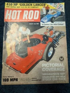 Hot Rod Magazine - August 1962 - VINTAGE! - Picture 1 of 2