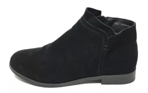 Steve Madden Women’s Rimas Ankle Boots Booties Shoes Black Suede Size 9.5 - Picture 1 of 6