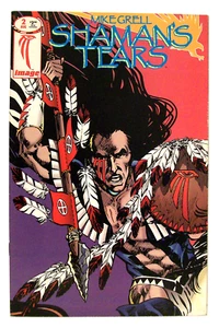 "SCHAMANEN TRÄNEN" Ausgabe # 2 (August 1993, Image Comics) f. MIKE GRELL Kunst - Bild 1 von 2