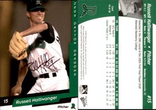 Russell Haltiwanger Signed 2006 MultiAd Dayton Dragons #10 Card Auto