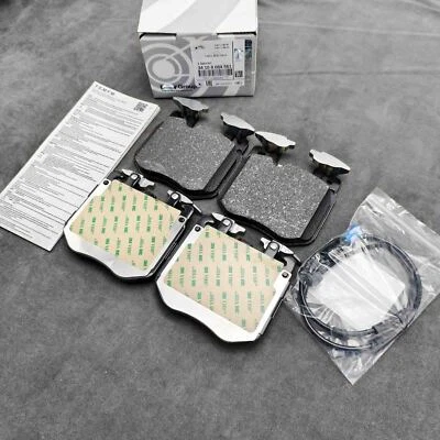 Pastilhas de freio dianteiras com sensor para 2020-2023 BMW F97 X3M F98 X4M 34108064561 - Imagem 1 de 4