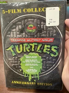 TEENAGE MUTANT NINJA TURTLES 5 FILM COLLECTION NEW DVD 1 2 3 + TMNT + vs Batman - Bild 1 von 2