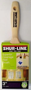 Shur-Line Premium 3" Wood Handle Paint Brush 55537 - Picture 1 of 2