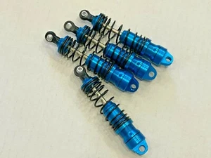 Amortiguadores de aluminio con ejes de 4 mm aptos para coche de arrastre Team Associated DR10 azul - Imagen 1 de 5