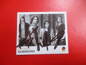 Silbermond PANINI Sticker No. 338 signiert Deutschland sammelt ungeklebt Musik