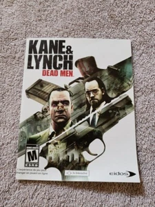 Kane & Lynch Dead Men Manual Only French Version Ex Condition - Picture 1 of 3