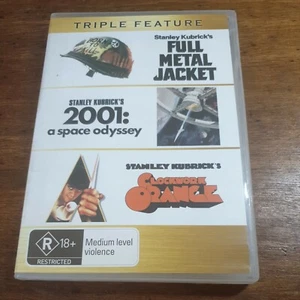 Full Metal Jacket 2001 A Space Odyssey Clockwork Orange DVD R4 FREE POST - Picture 1 of 9