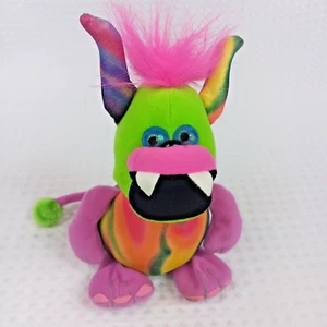 Gárgola de peluche arco iris Gotcha 1999 raro gárgola 6" juguete de peluche - Imagen 1 de 6